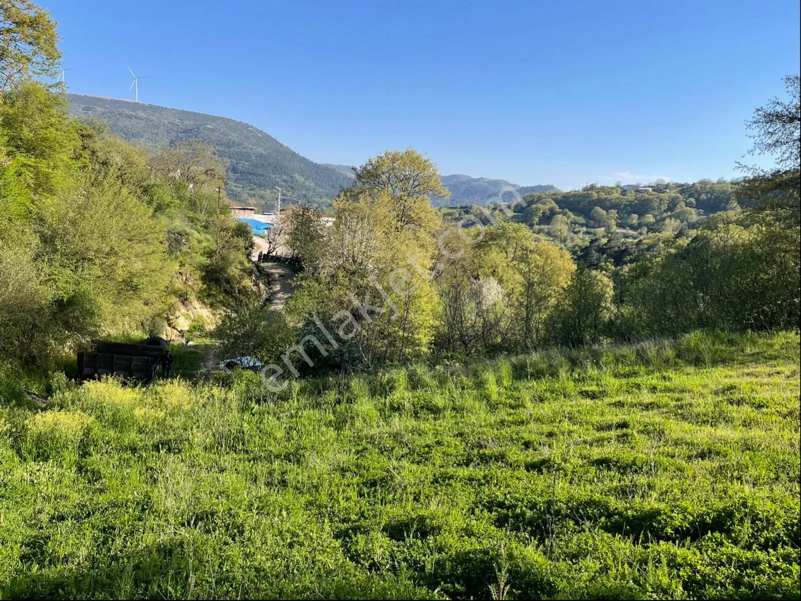Sahibinden Hobi Bahçesi Yapımına Uygun Manzaralı Satılık Tarla