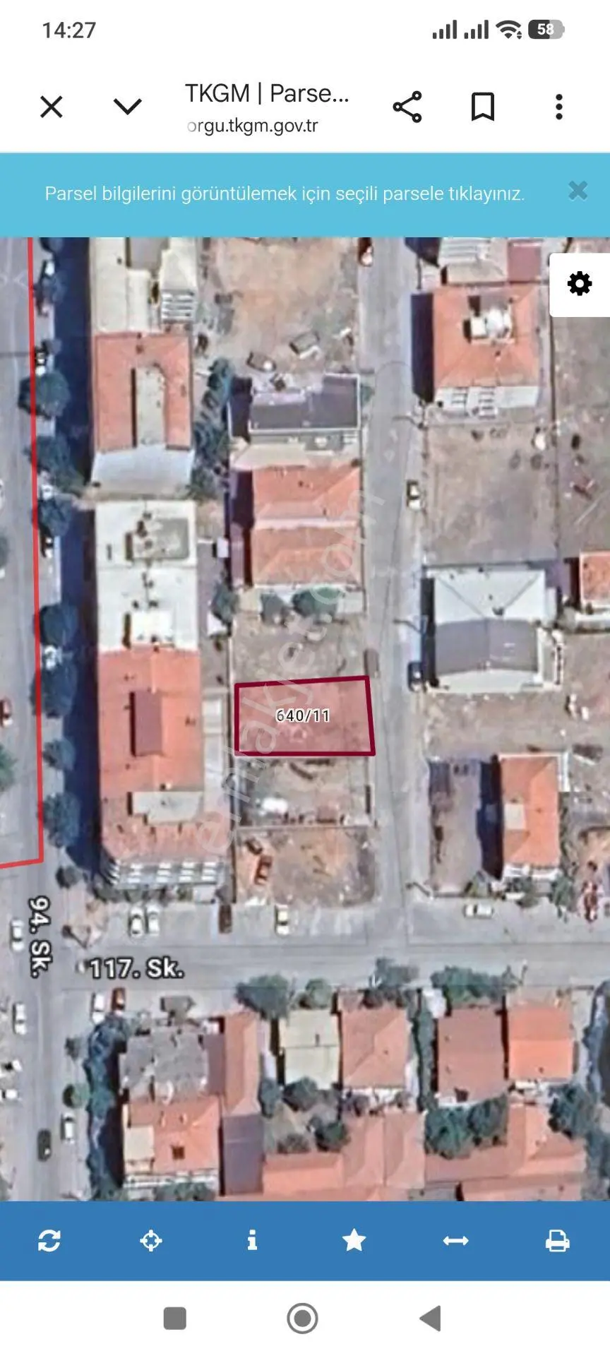 Sahibinden 4 Kat İmarlı Tevfikiye Mahallesi Gazhane Mevkiinde Satılık Arsa