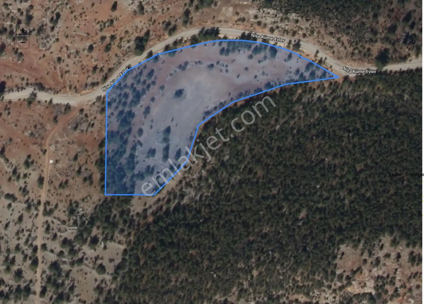 Sahibinden Ermenek Görmeli Taşdibinde Yola Cepheli 8.734 M² Hisseli Tarla