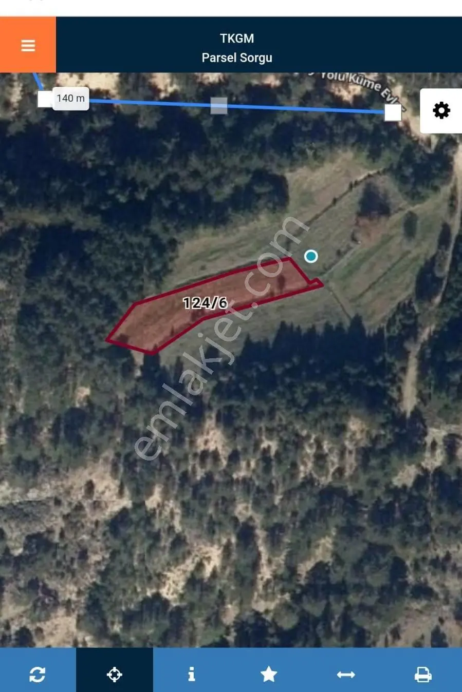 Sahibinden Bolu Göynük Alanköy'de Doğa Manzaralı 1250 M² Satılık Tarla
