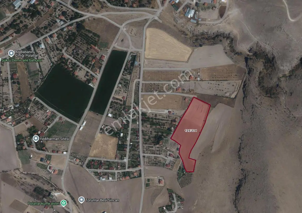 Sahibinden Polatlarda Satılık 2000 M2 Hisseli Tapu