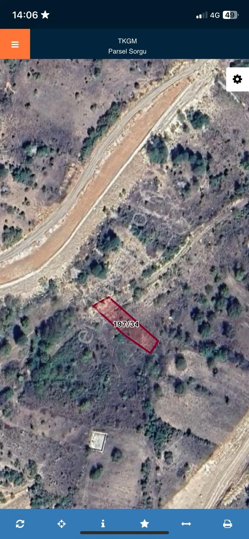 Sahibinden Bursa Keles Kıran Işıklar'da 697 M² Satılık Tarla