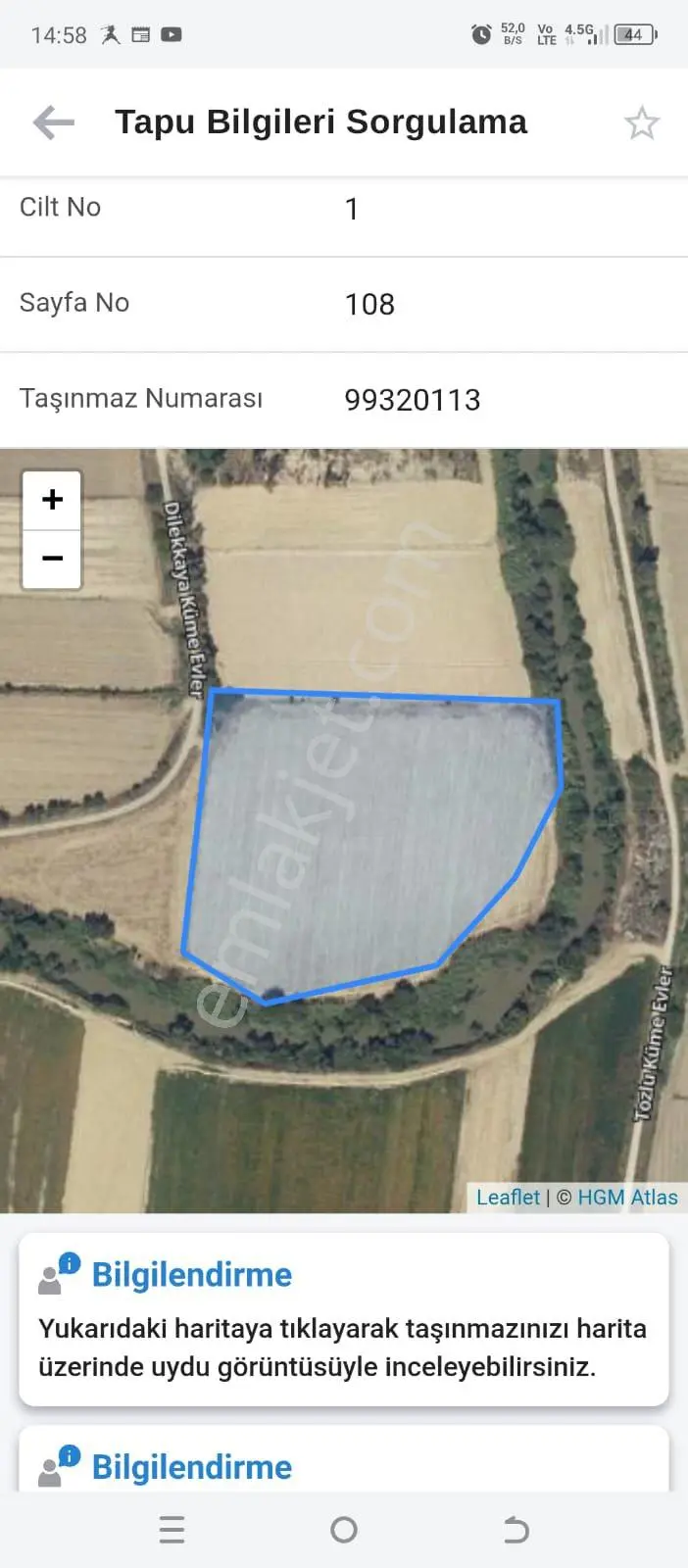 Sahibinden 25.000 M2 Satılık Tapulu Arsa