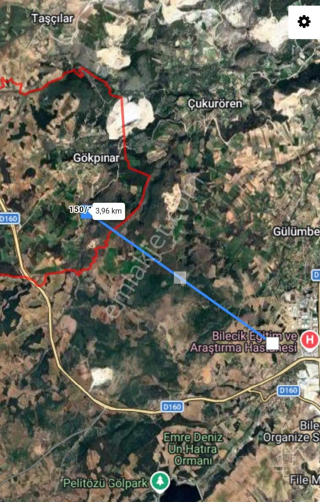Sahibinden Gökpınarda 872 M2 Bahçe Nitelikli Uygun Fiyatla Yatırimlık Bahçe