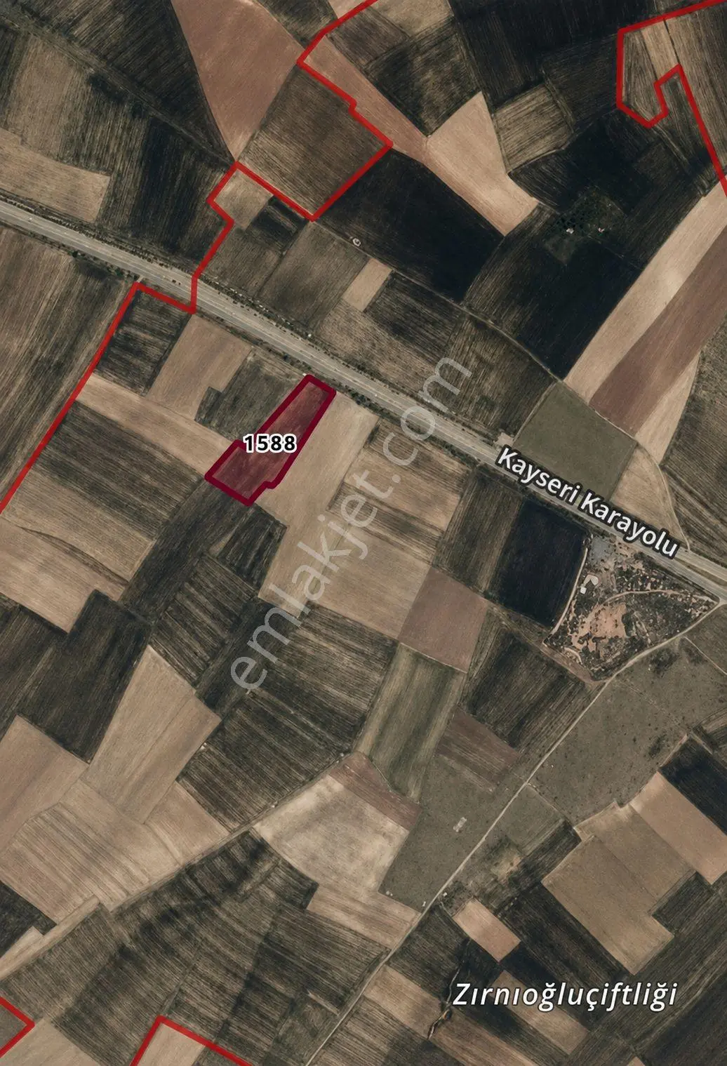 Sahibinden Hacıbektaş İlicek'te Ana Yola Yakın 16.468 M² Satılık Tarla