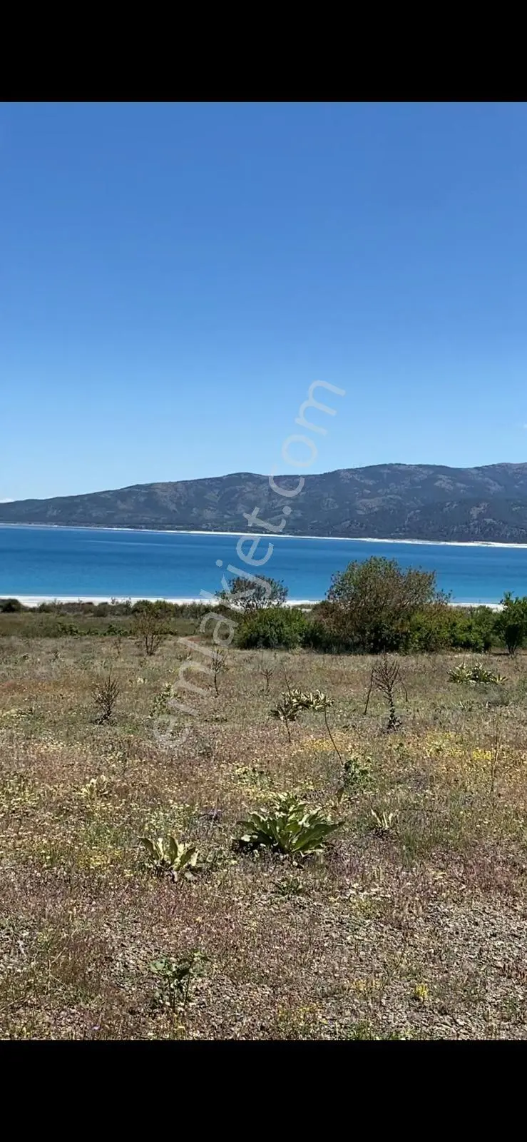 Sahibinden Salda Gölü Manzaralı, Yatırımlık Tarla, Acil Satılık