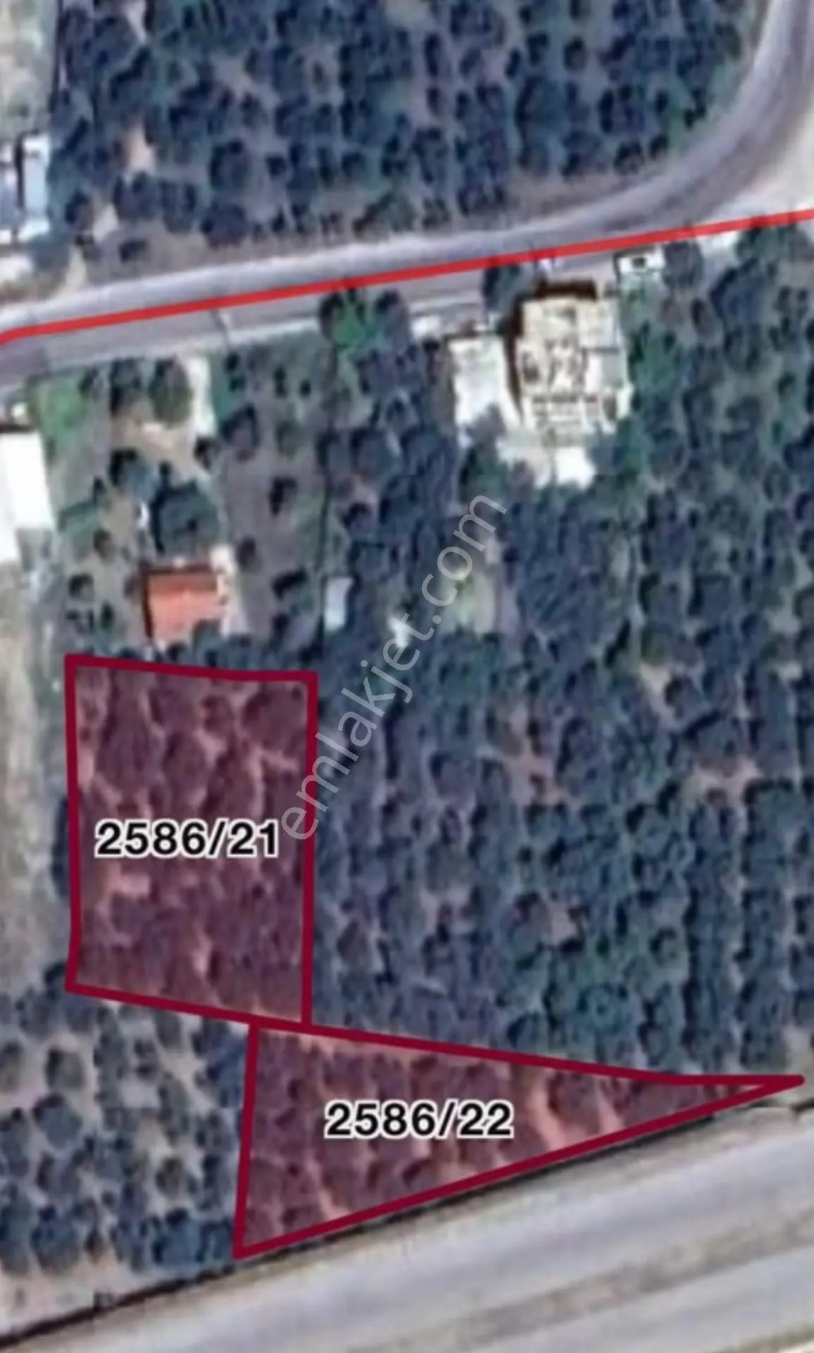 Sahibinden İznik Belediye İmar Planlamasında Yola Cepheli 2 Parsel Zeytinlik