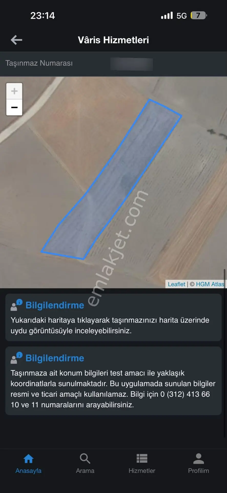 Sahibinden Sahibinden 5000 Metrekare Yatırımlık Tarla