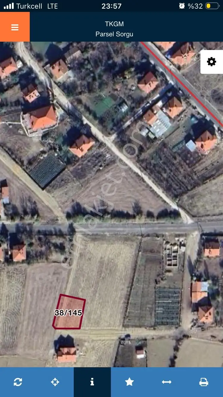 Sahibinden Şarkikaraağaç Orta Mahalle Deköşe Konumlu 520 M² Satılık Arsa