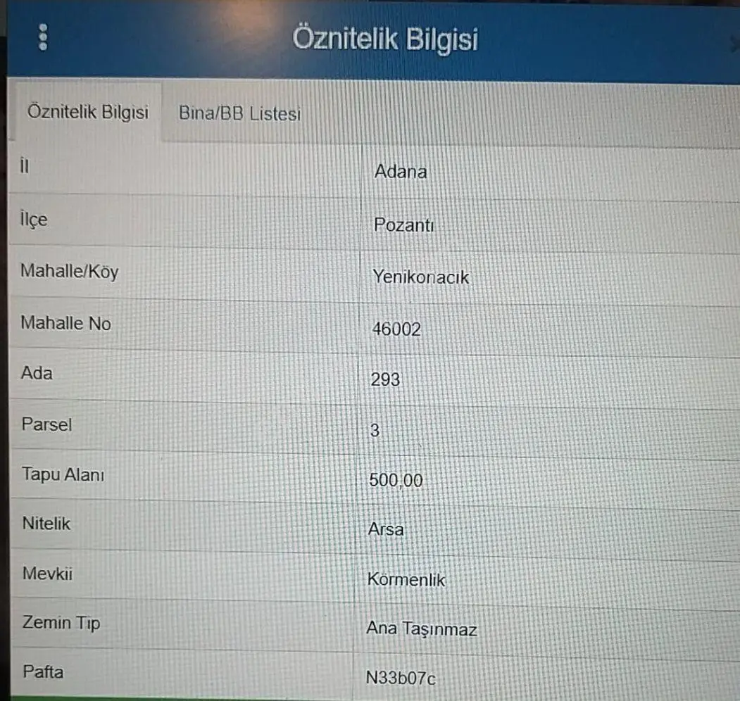 Sahibinden Konut İmarlı Arsa 500m2