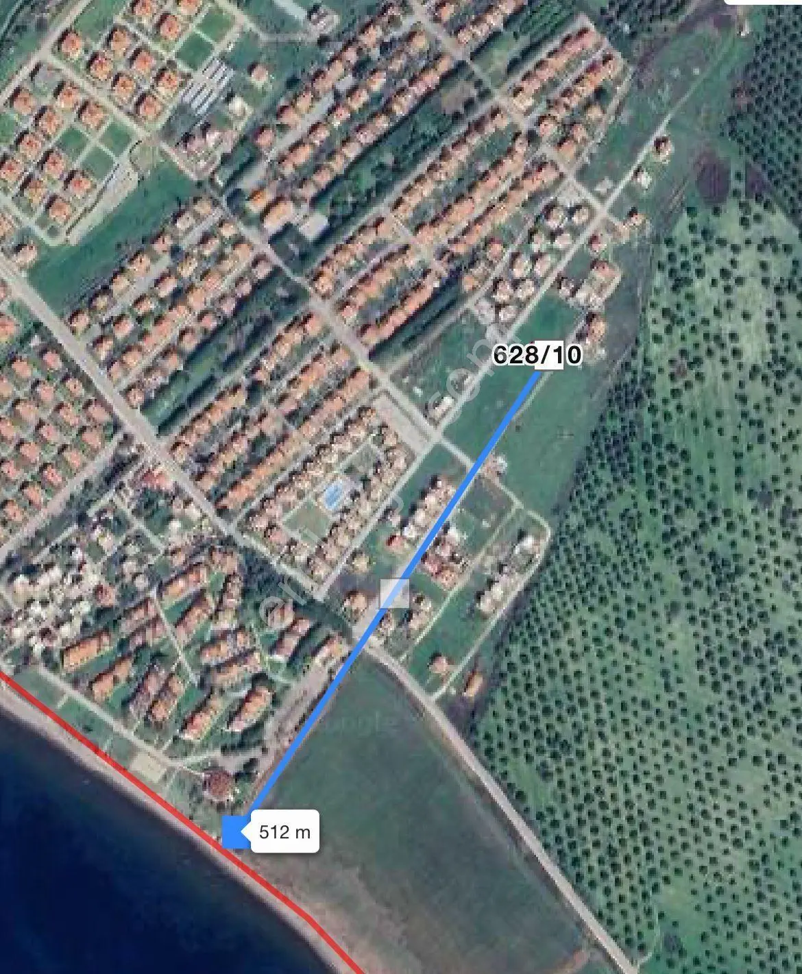 Sahibinden Dikili Salihler'de Denize 500 M Villa Yapımına Uygun Satılık 300 M² Villa İmarlı Arsa
