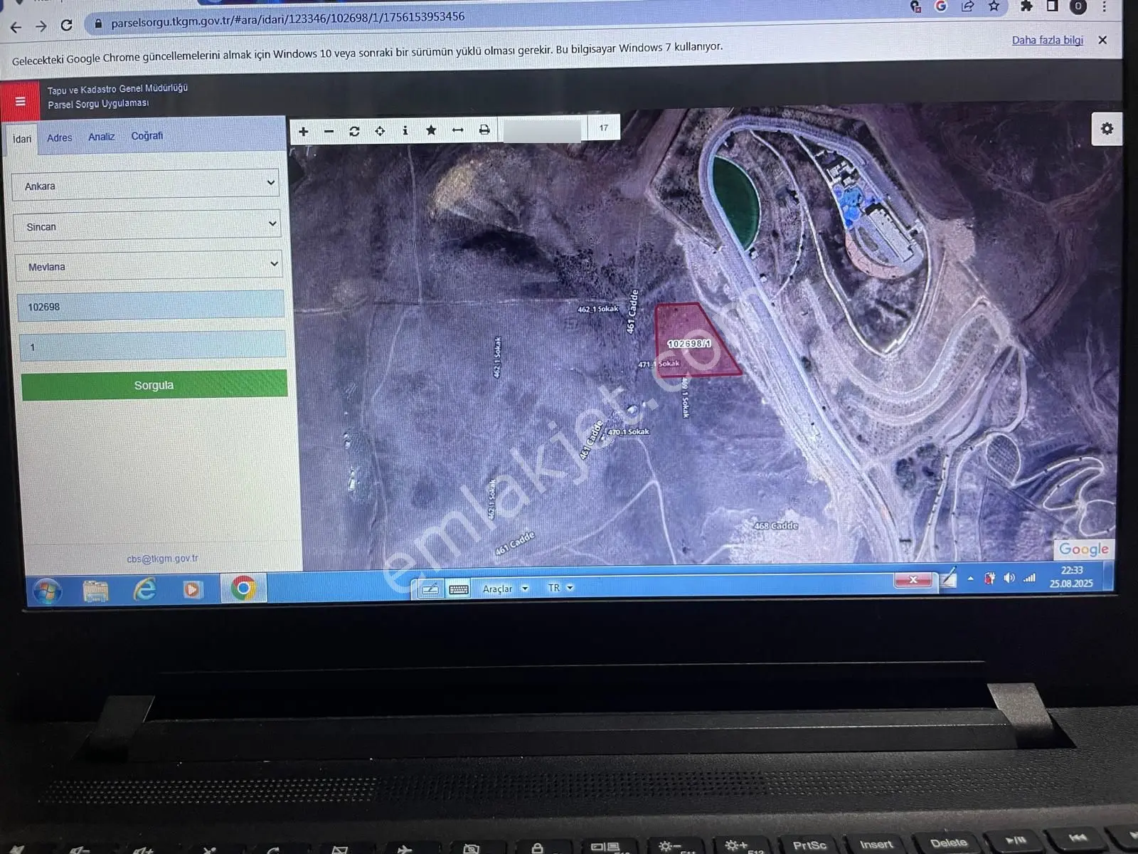 Sahibinden Sincan Mevlanada 176 M²- 1.7 Emsal - 16 Kat Konut İmarlı Polsan Hissesi