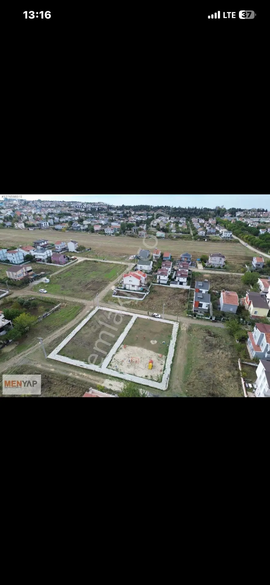 Sahibinden Ruhsatlı 380m2 Arsa 2 Müstakl Vila Projeli Denize Yakn Park Cepe