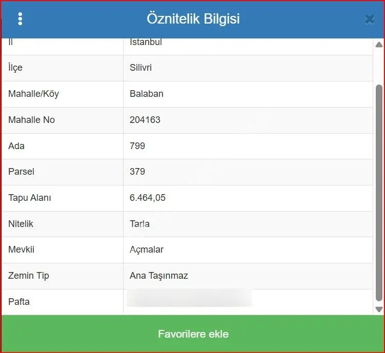 Sahibinden İstanbul Silivri Balaban'daki Arsamız Satılıktır
