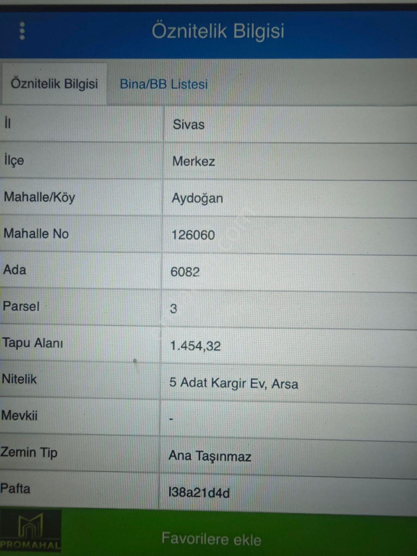 Sahibinden Mevlana Tüneli Bitişi Hisseli Arsa