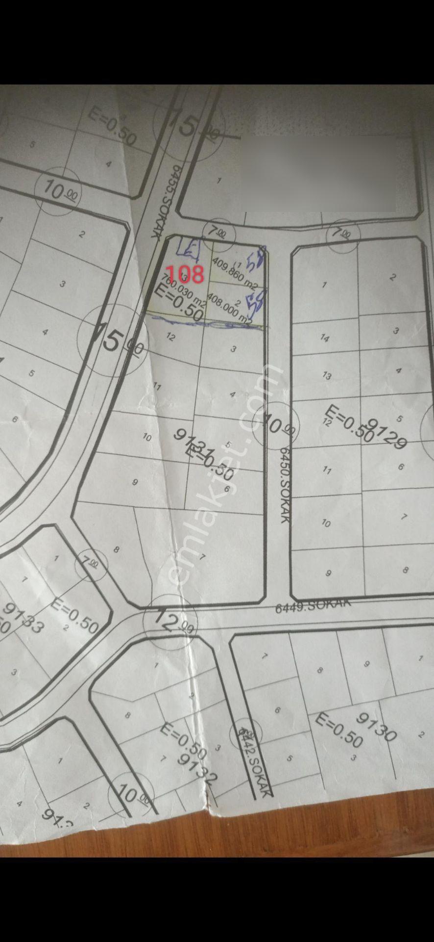 Sahibinden Atakum İncesu’da Villa İmarlı Satılık 108 M² Arsa Hissesi