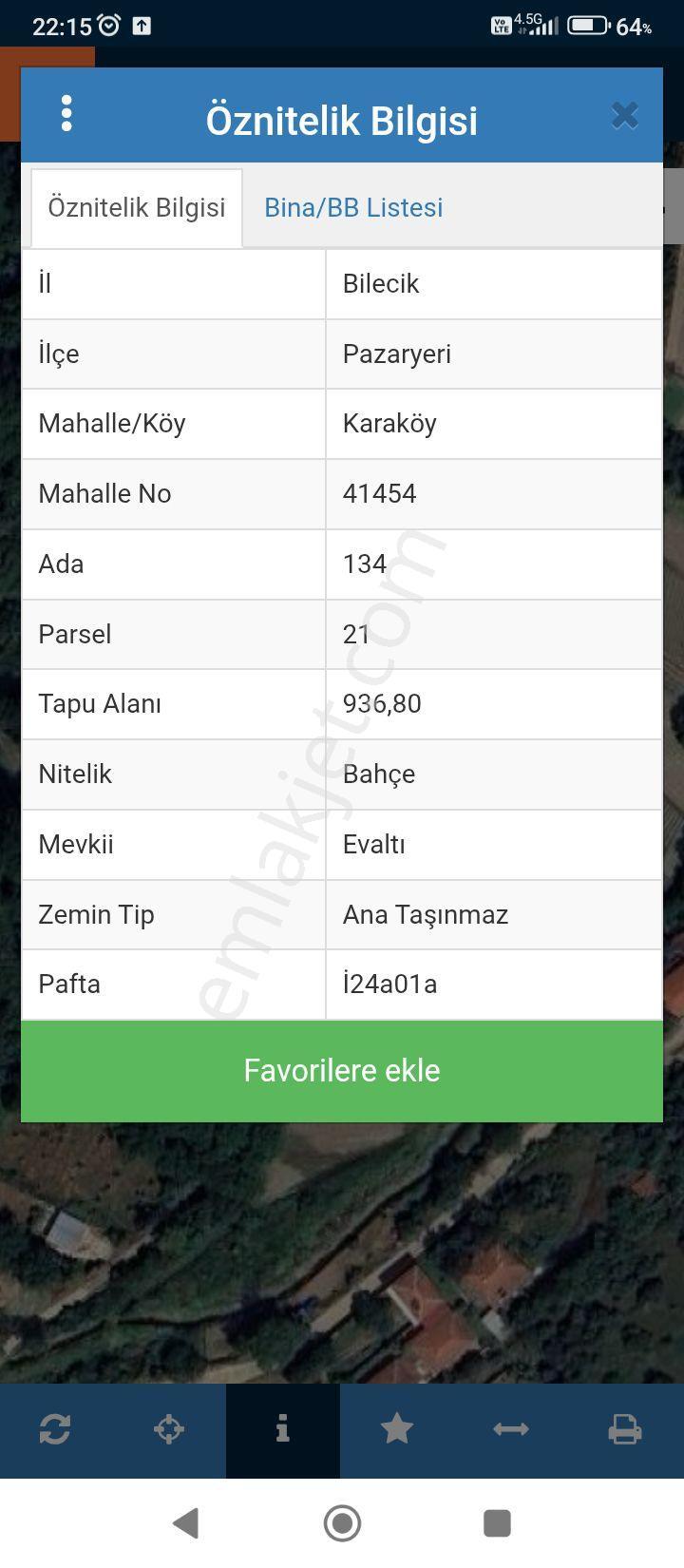 Sahibinden bahçe Köy İçi