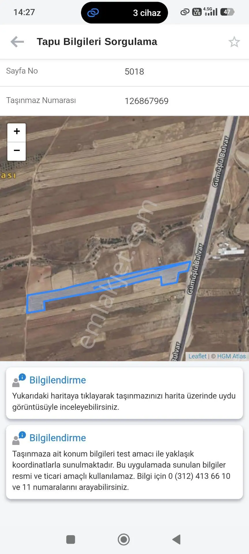 Sahibinden Satılık Tarla