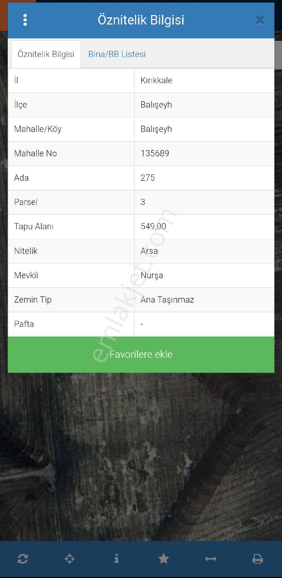Kırıkkale Balışeyh Sahibinden Satılık 549 Metrekare Arsa