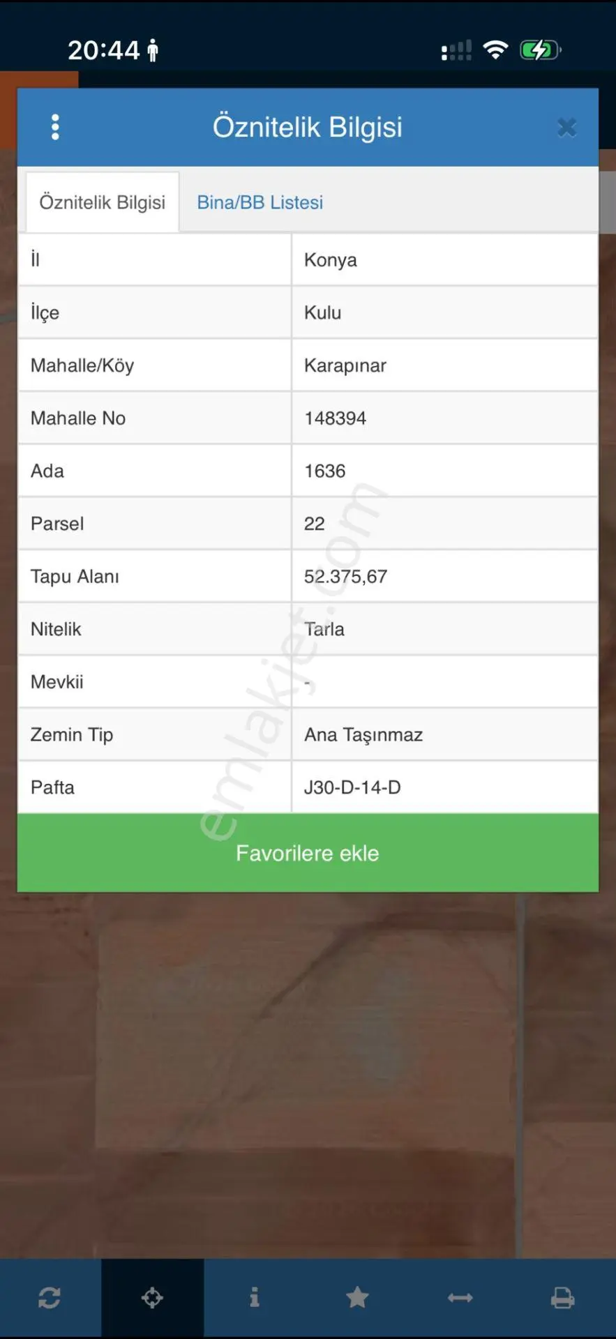 Sahibinden Kulu Karapınar'da 52.376 M² Tek Parça, Yola Cepheli Tarla