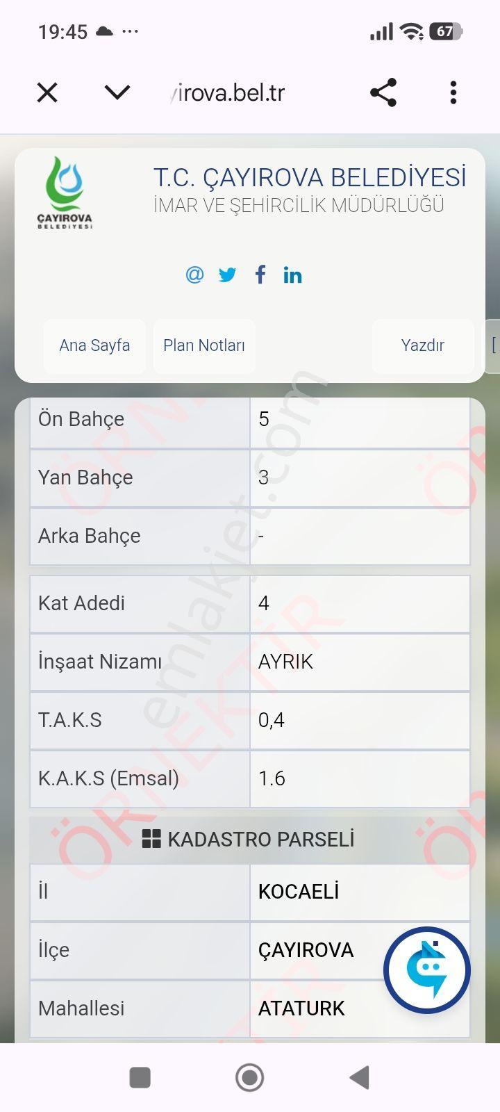 Sahibinden Atatürk Mh 5 Dairelik Masrafsız Güvenal Yapı Emlatan