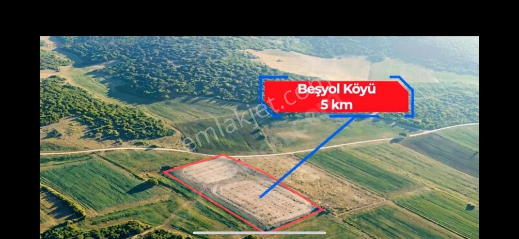 Sahibinden Çanakkalenin En Değerli Lokasyonlarından Birinde Tarla