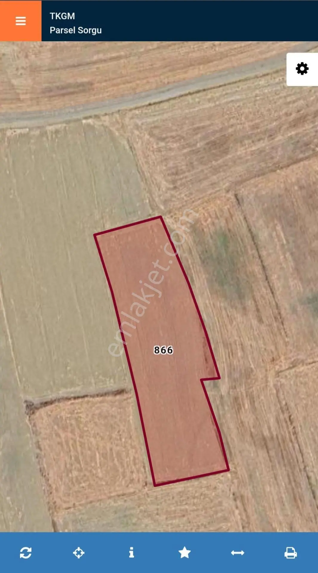 Sahibinden Konya Sarayönü Kurşunlu’da 6.200 M² Tarla | Yola Sıfır | İstanbul Yolu’na 533 Mt