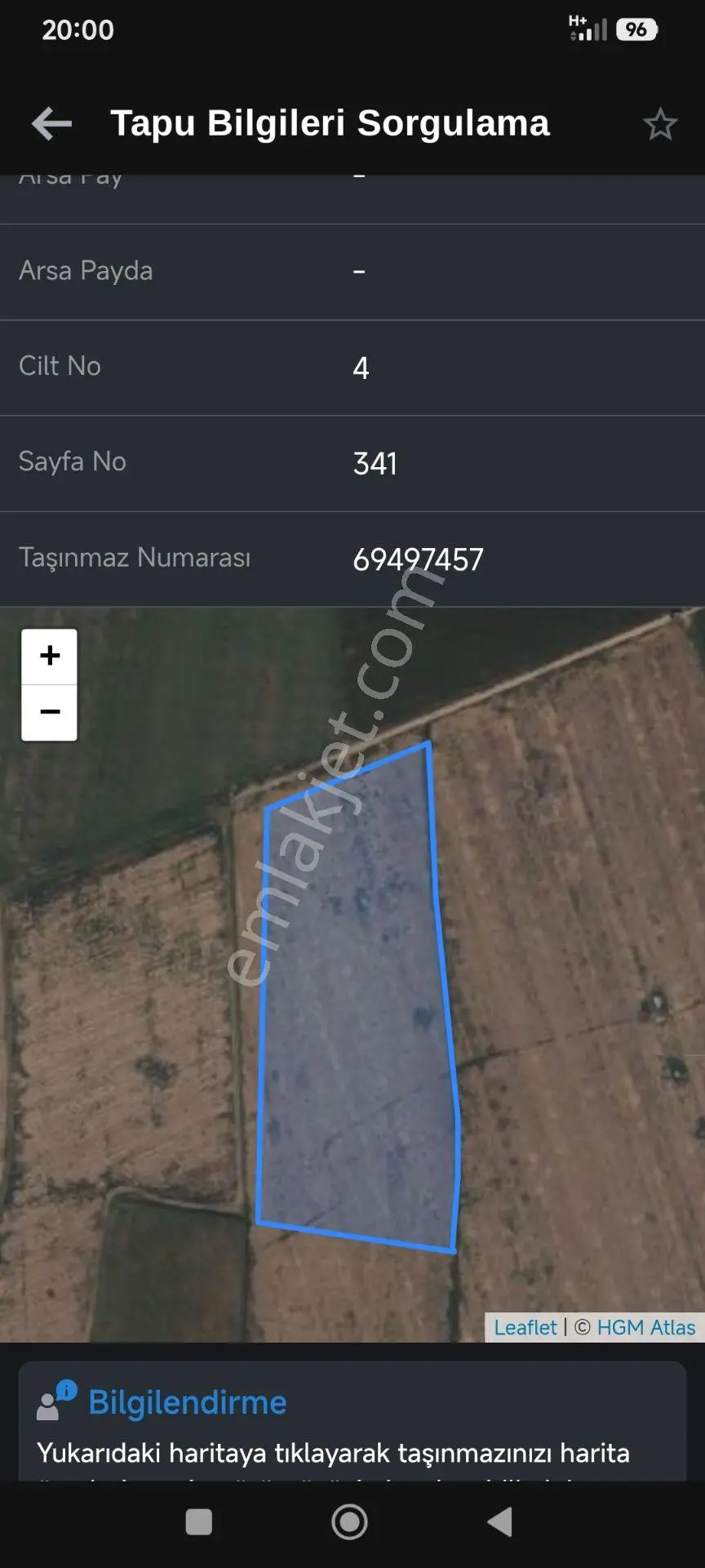 Sahibinden Fırsat Tarla Kaçırılmayacak Fiyata