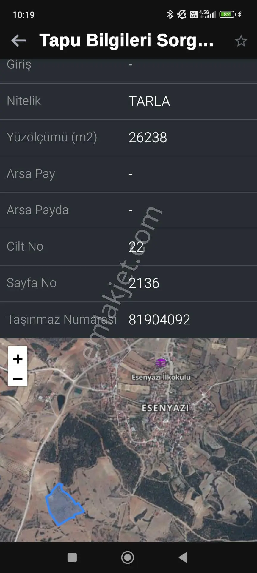 Sahibinden Acill Satılık Ceviz Bahçesi