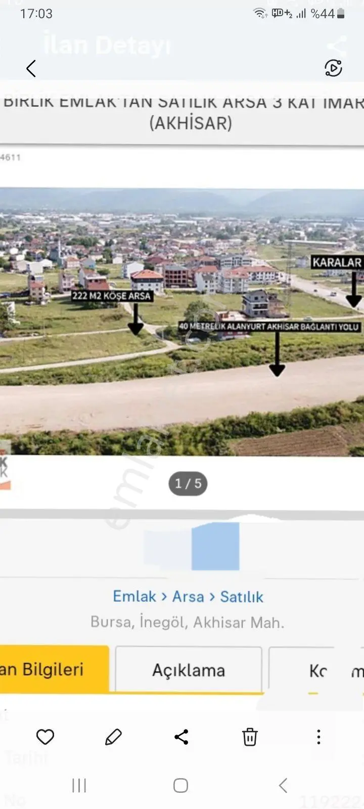 Sahibinden Satılık Arsa