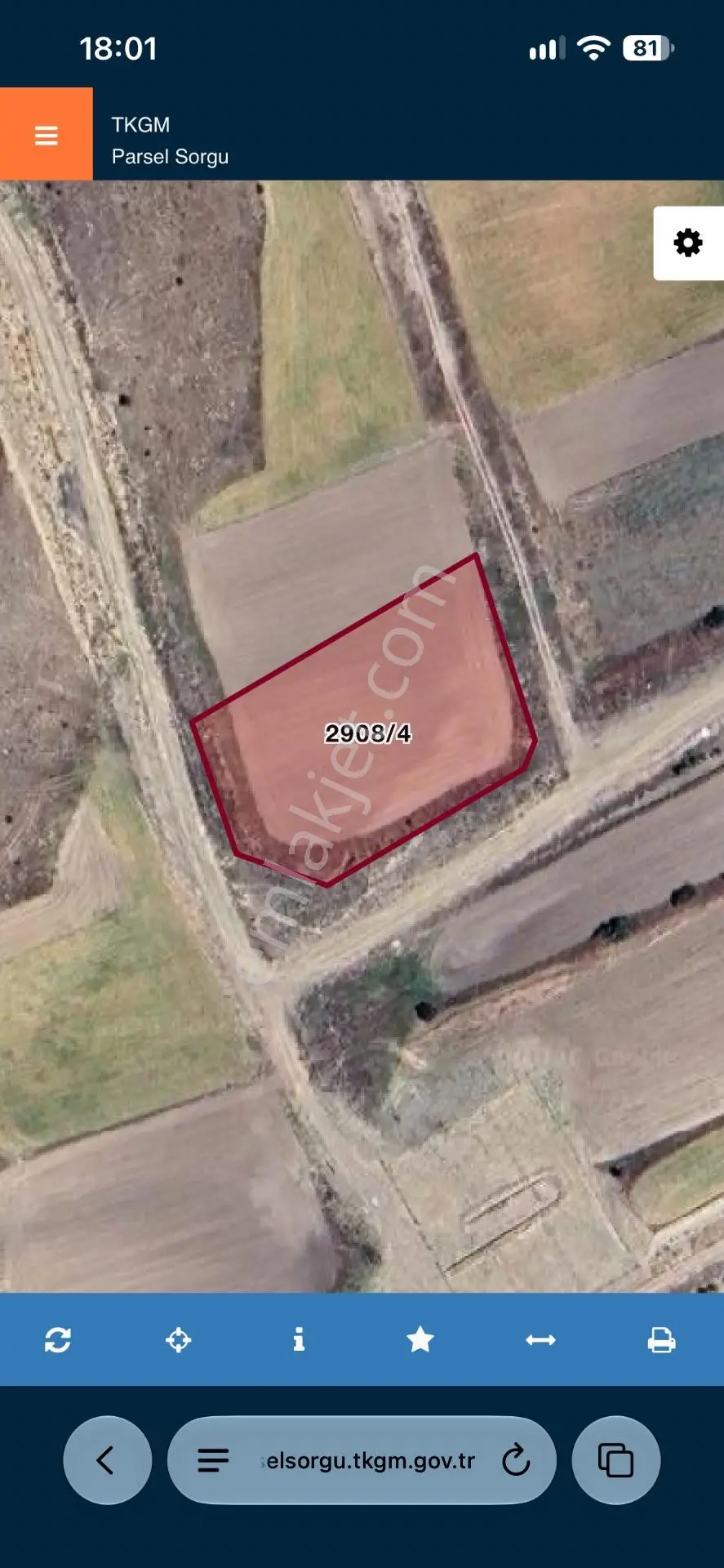 Sahibinden Ankara Villi İmarlı Arsa 1.317m2 Satılık