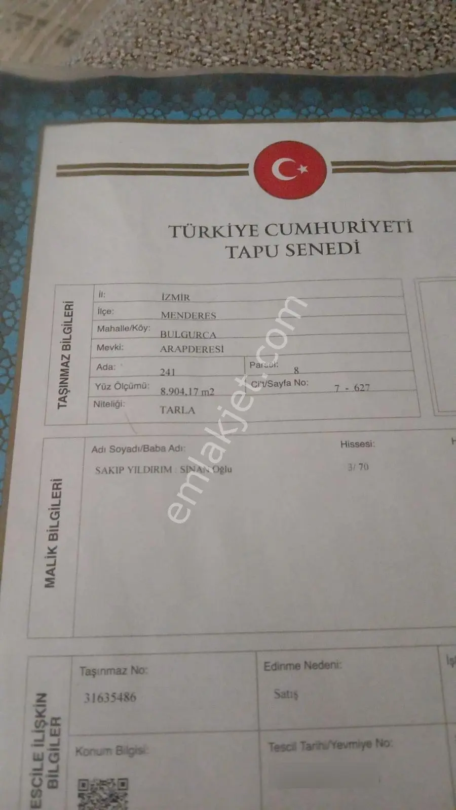 Sahibinden Köşe Başı Mükemmel