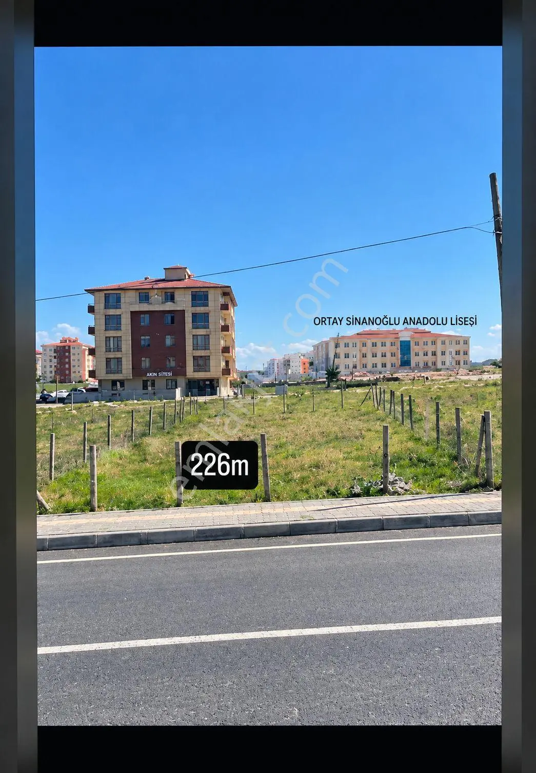 Sahibinden Kapaklı Mevlana Mahallesi Merkezinde Oktay Sinanoğlu Anadolu Lisesinin Yanında 226m İmarlı Arsa