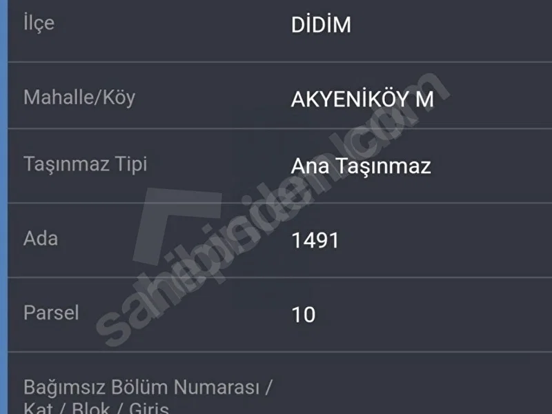 Didim-Akyeniköy / Bodrum Yolu