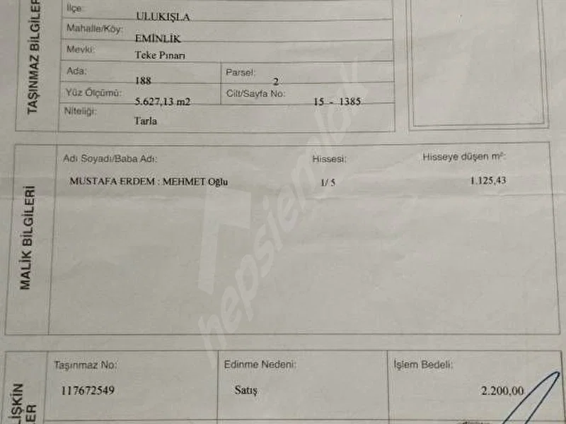 Ulukislada eminlik gişeleri yanında
