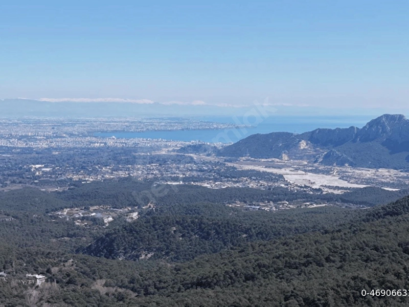 Konyaaltı Çağlarca'da Deniz Manzaralı 500 m² Acil Satılık