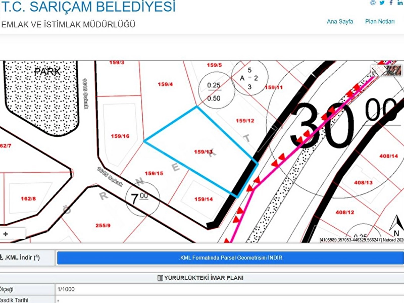 HEKİMKÖY CADDE ÜZERİ VİLLA İMARLI 802 METRE ARSA