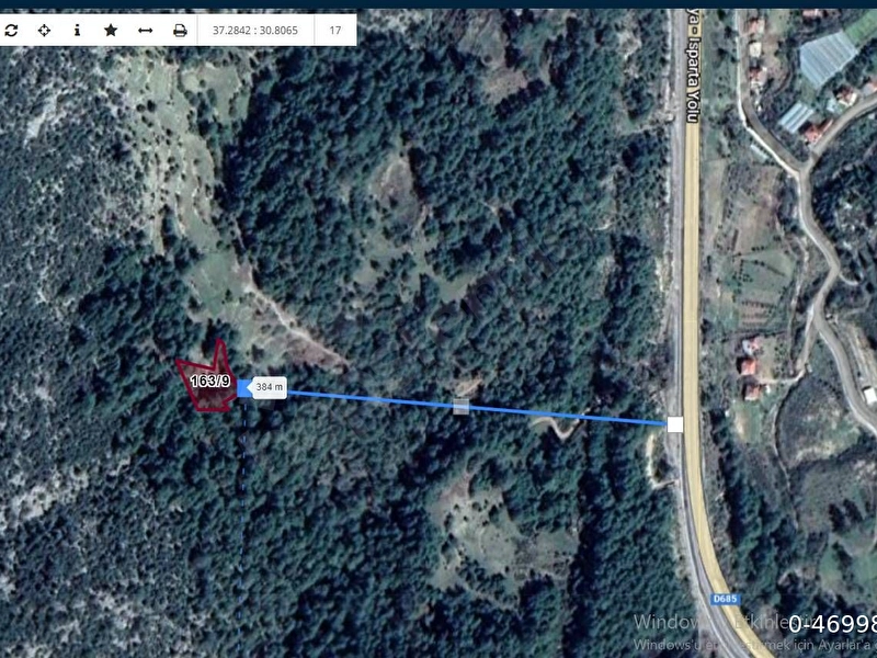 ANA YOLA ÇOK YAKIN 7.778 M2 DOĞA VE ORMAN MANZARALI ARSA.