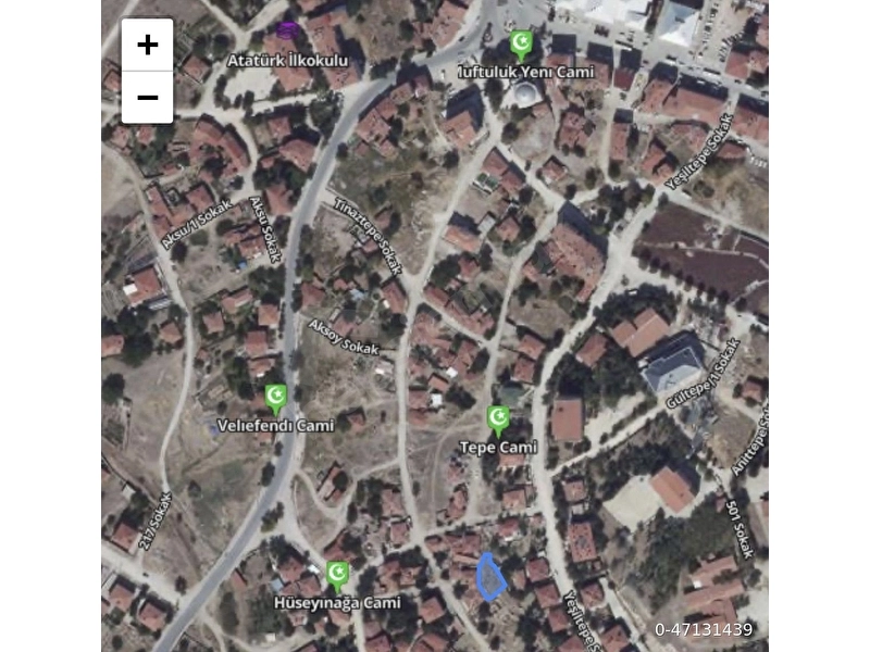 Mucur Merkezde 292 m2 İmarlı Arsa Çarşı Merkezine Yürüme Mesafesinde