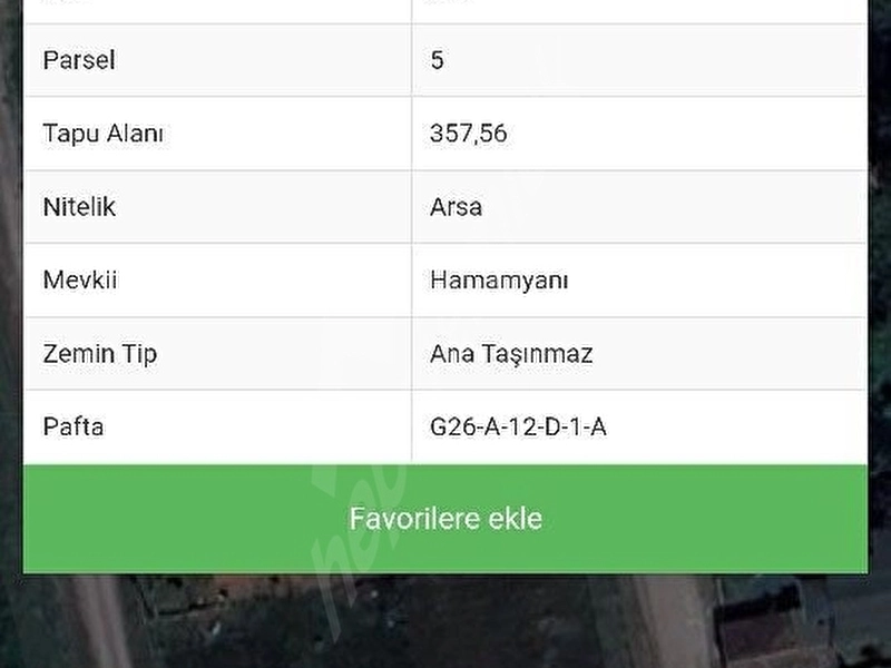 SAHİBİNDEN KONUT İMARLI MÜKEMMEL LOKASYON DA ARSA