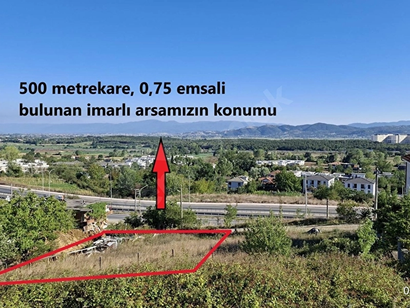 MÜKEMMEL KONUMDA MANZARALI YATIRIMLIK, VİLLALIK VEYA DAİRELİK 500 M2 0,75 EMSAL ARSA SAHİBİNDEN