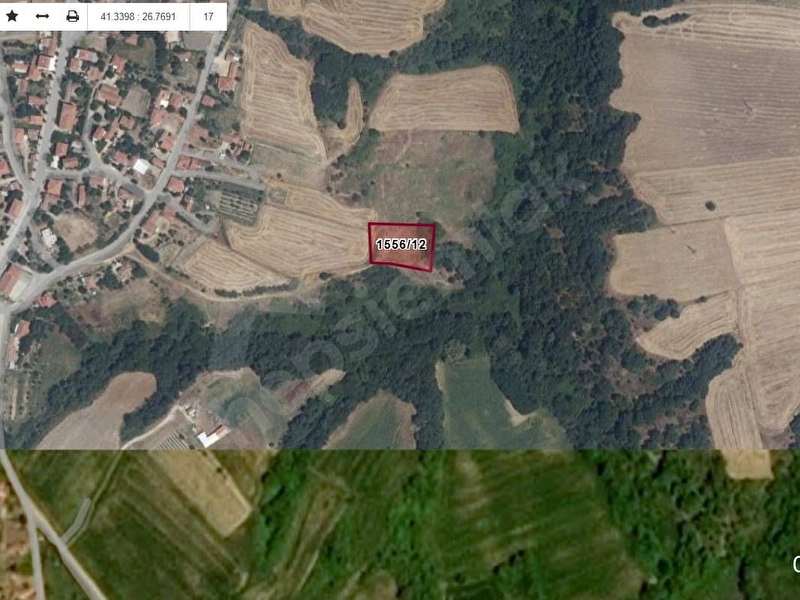Uzunköprü Yeniköy Mahhalesi'nde İmara Sıfır Meraya Cephe 2350 m2 Tarla