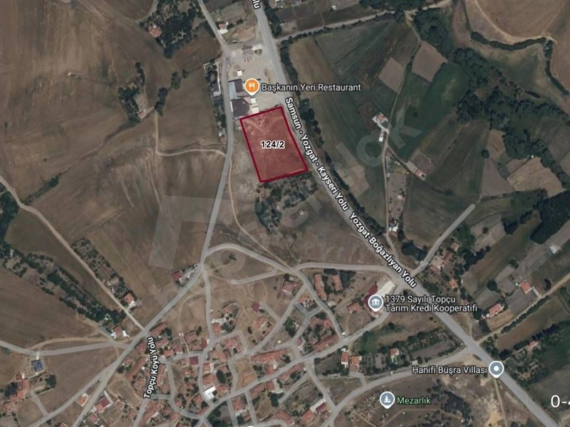 Topçu Köyünde Ana Yola Sıfır Satılık Arsa