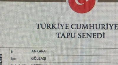Sahibinden Gölbaşı Yeni Sanayi Bölgesine Yakın Satılık Tarlaaa