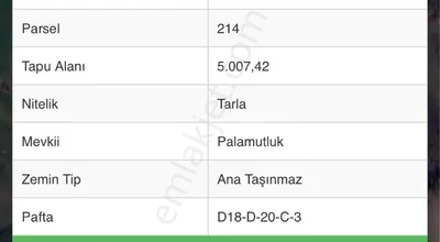 Sahibinden Müstakil Tapu