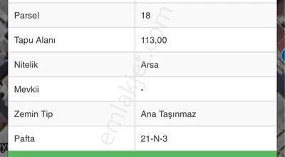 Sahibinden İzmir Dumlupınar Mah Acil Satılık Arsa