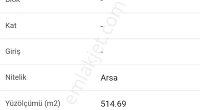 Sahibinden Aksaray In Gözde Yeri Sağlık Beldesinde İmarlı Arsa