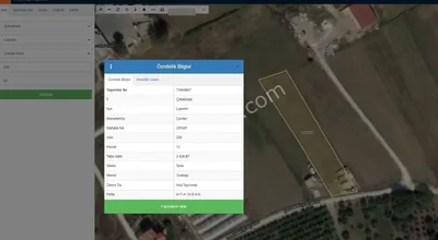 Sahibinden Lapseki Çardak Ovabaşı Mevkiinde Acil Satılık Hisseli Arsa