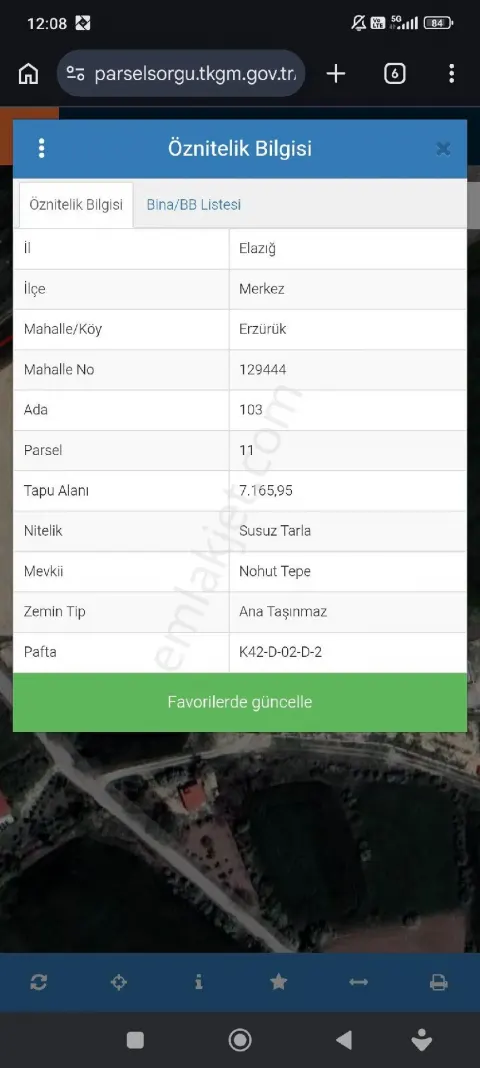 Sahibinden Elazığ Merkez Satılık Tarla