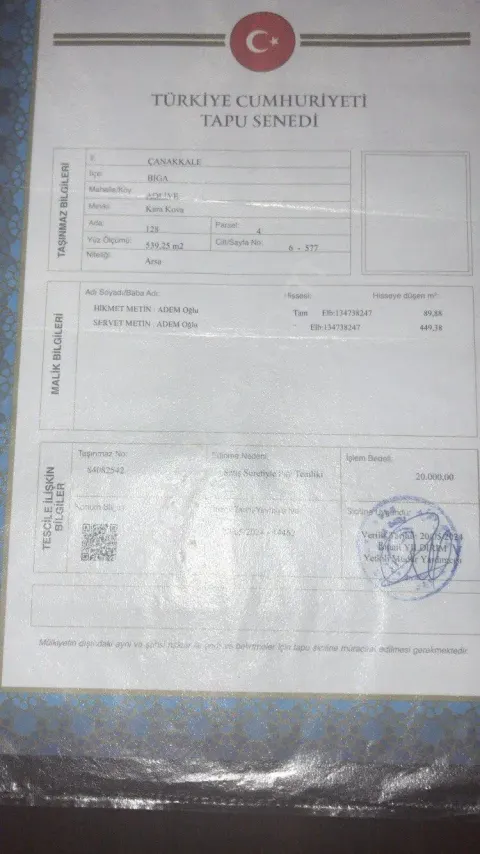Sahibinden Satılık Arsa